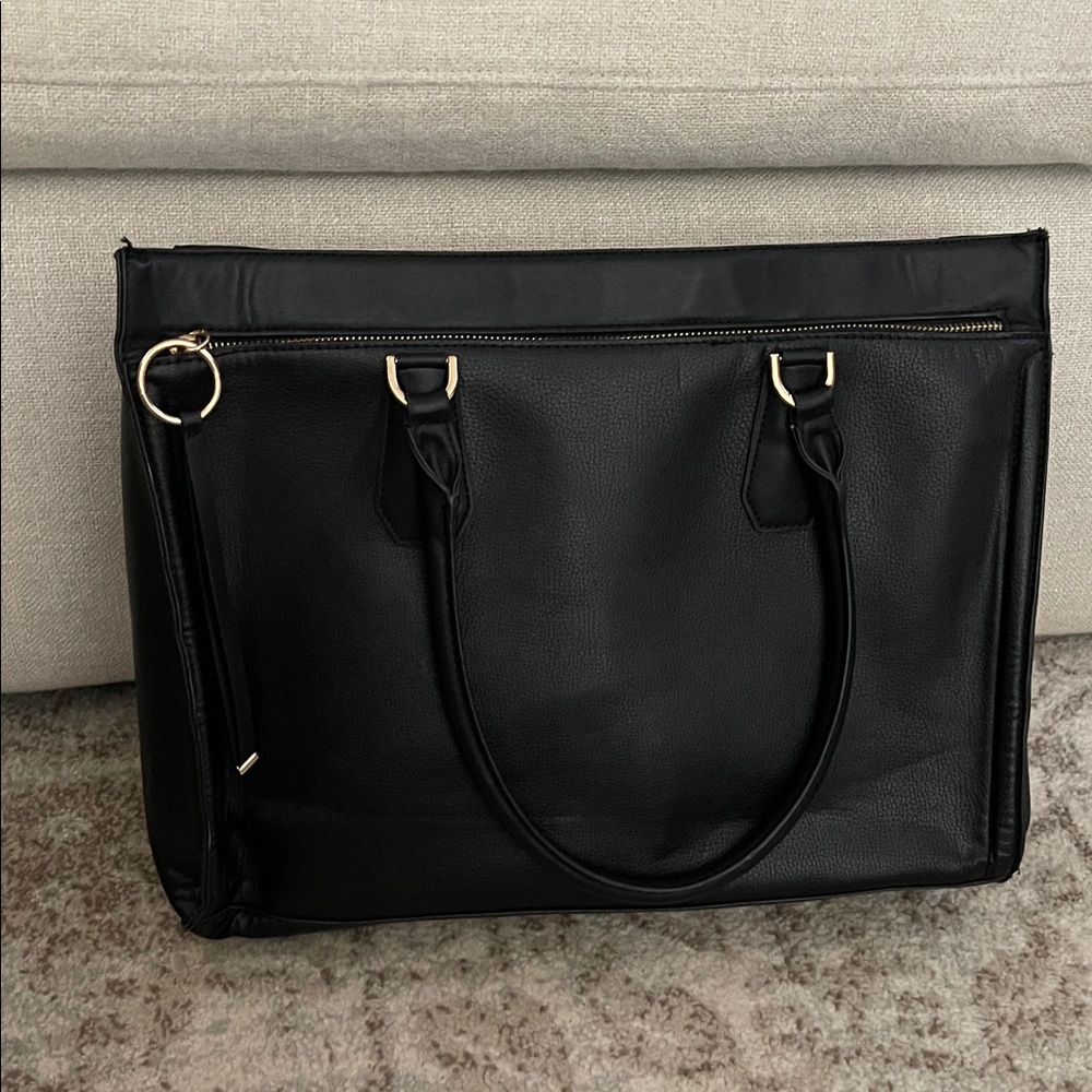 A New Day (Target)Chic Black Leather Tote Bag
